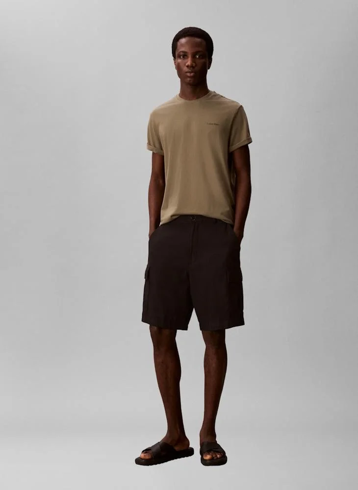 CALVIN KLEIN  Micro Logo Crew Neck T-Shirt for Men | Best Price UAE